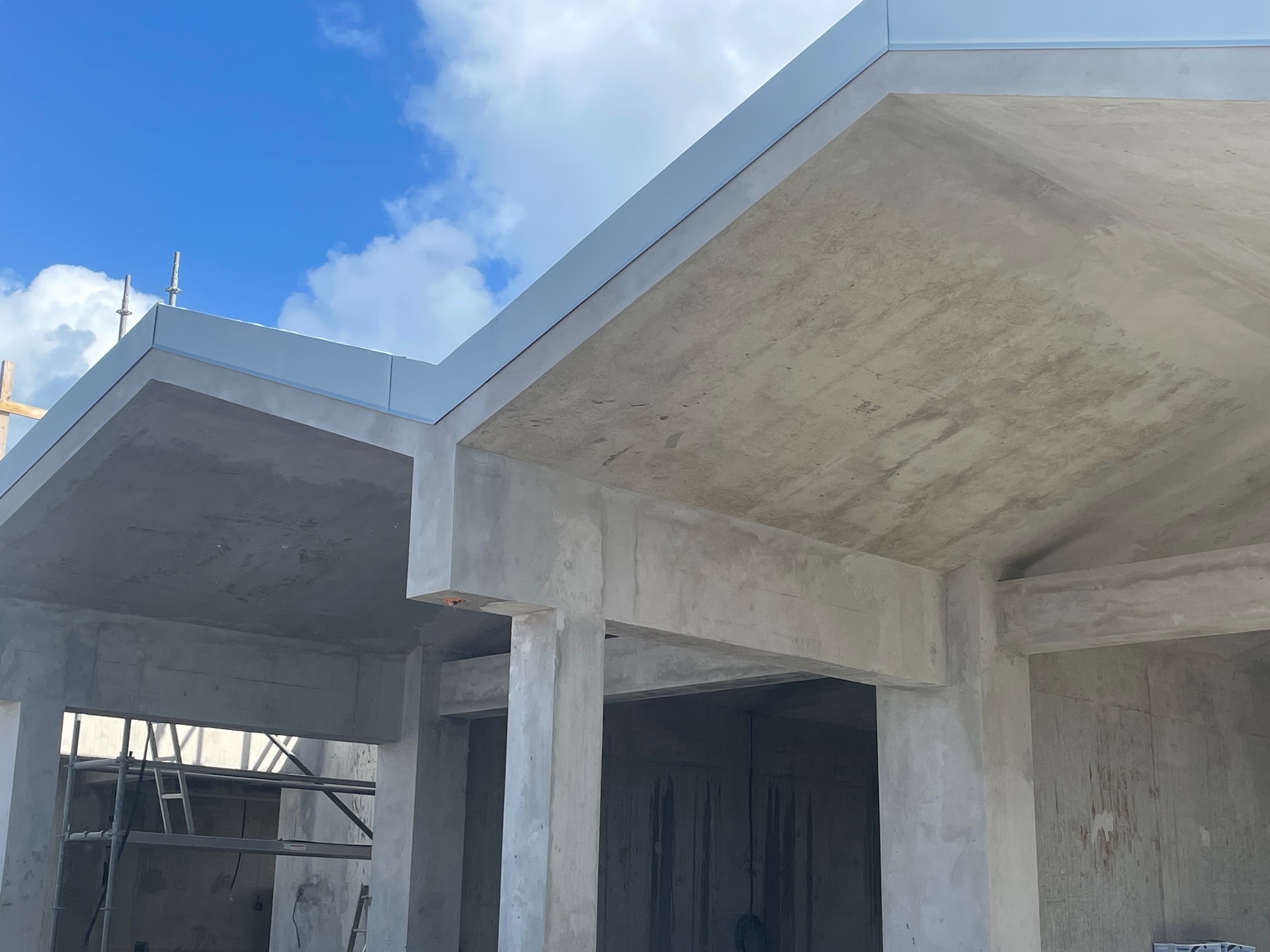 Before · Twin Pavilions Structure